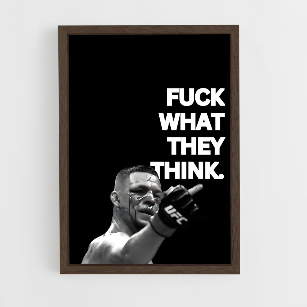 ap-nate diaz-7 cadre Bois foncé