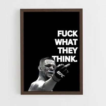 ap-nate diaz-7 cadre Bois foncé