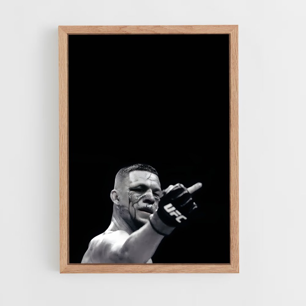 ap-nate diaz-8 cadre Bois clair
