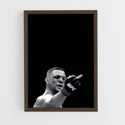 ap-nate diaz-8 cadre Bois foncé