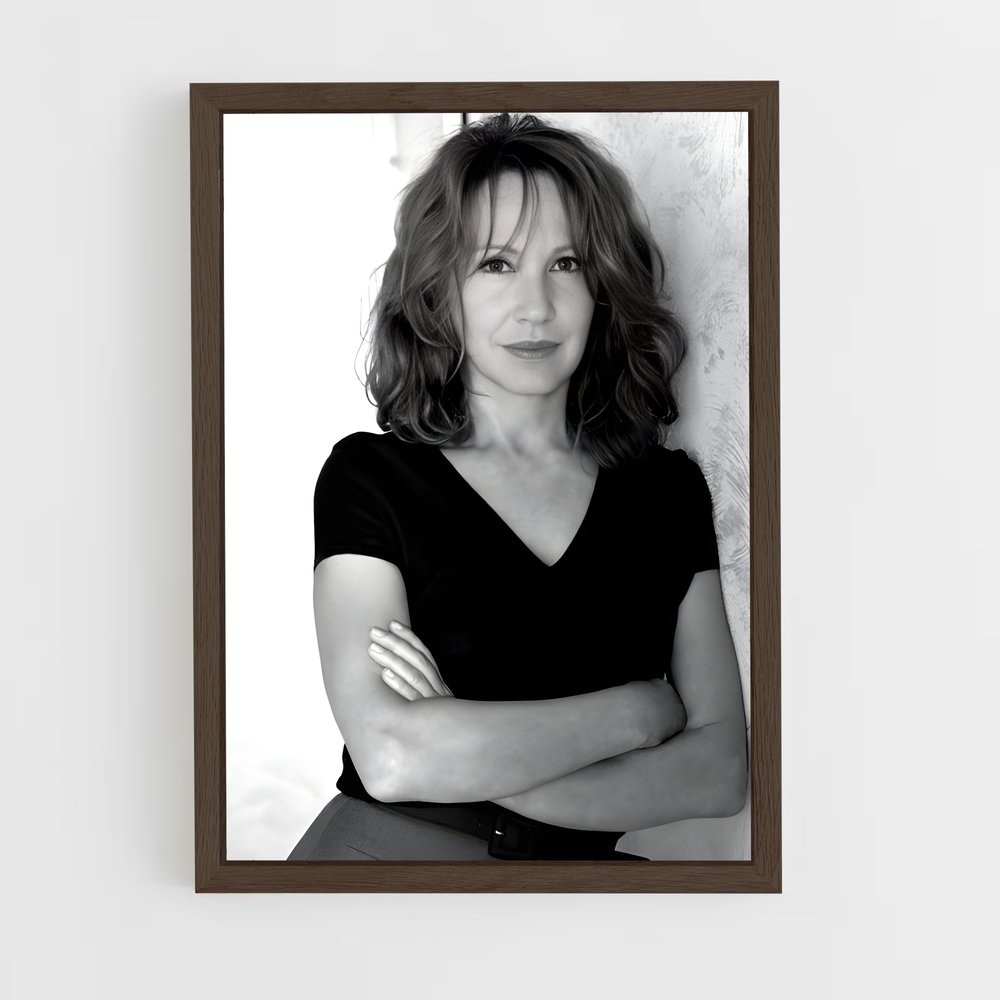 ap-nathalie baye-2 cadre Bois foncé
