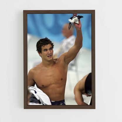 ap-nathan adrian-2 cadre Bois foncé