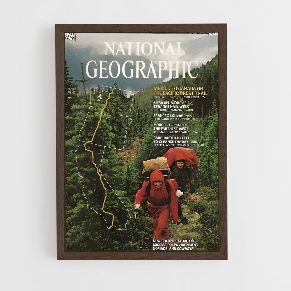 ap-national geographic-2 cadre Bois foncé