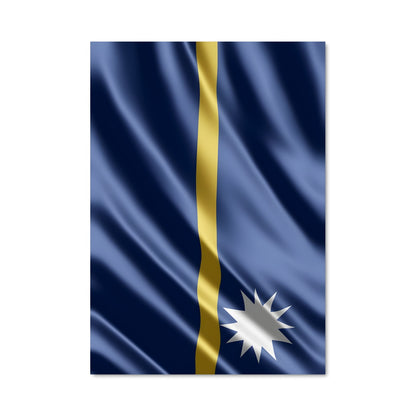 Poster Drapeau de Nauru