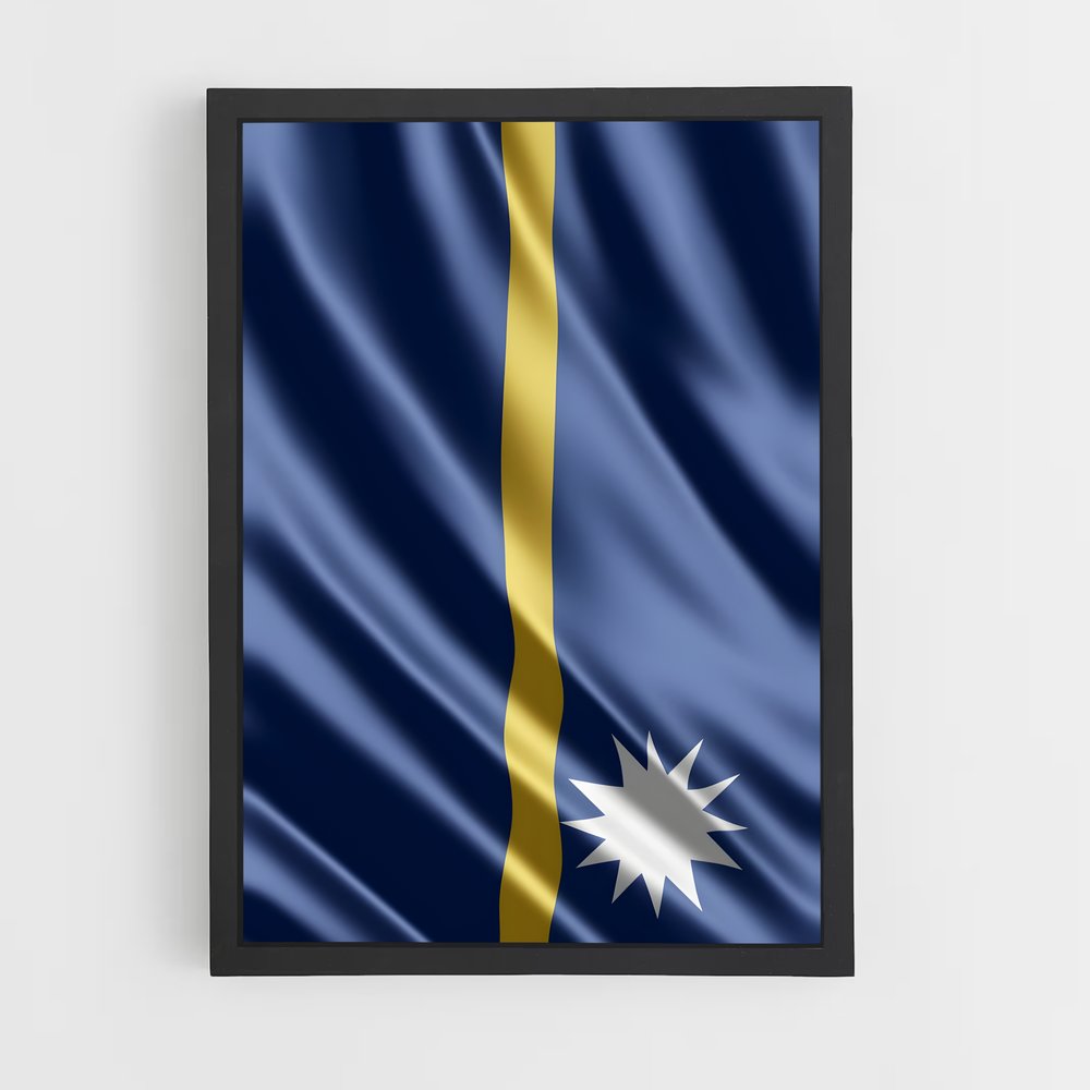 ap-nauru flag-1 cadre Noir