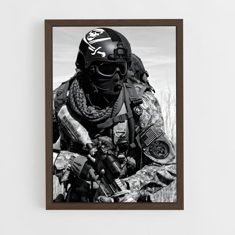 ap-navy seal-5 cadre Bois foncé
