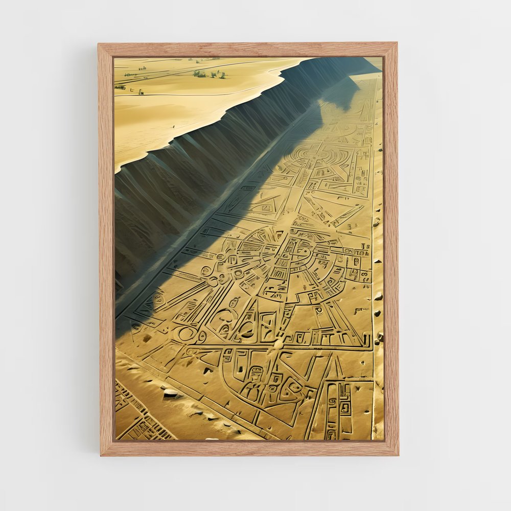 ap-nazca lines-3 cadre Bois clair