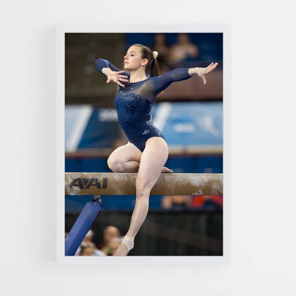 ap-ncaa championships gymnastics-4 cadre Blanc
