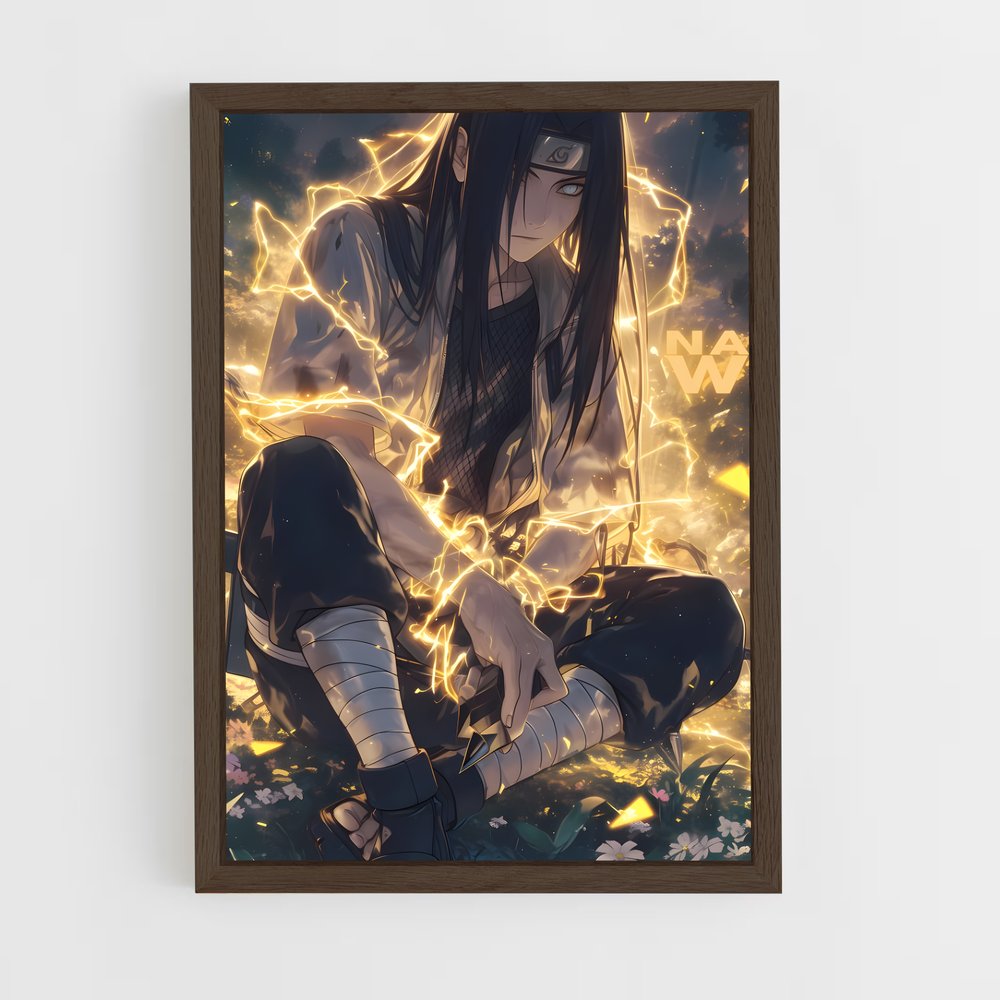 ap-neji hyuga-1 cadre Bois foncé