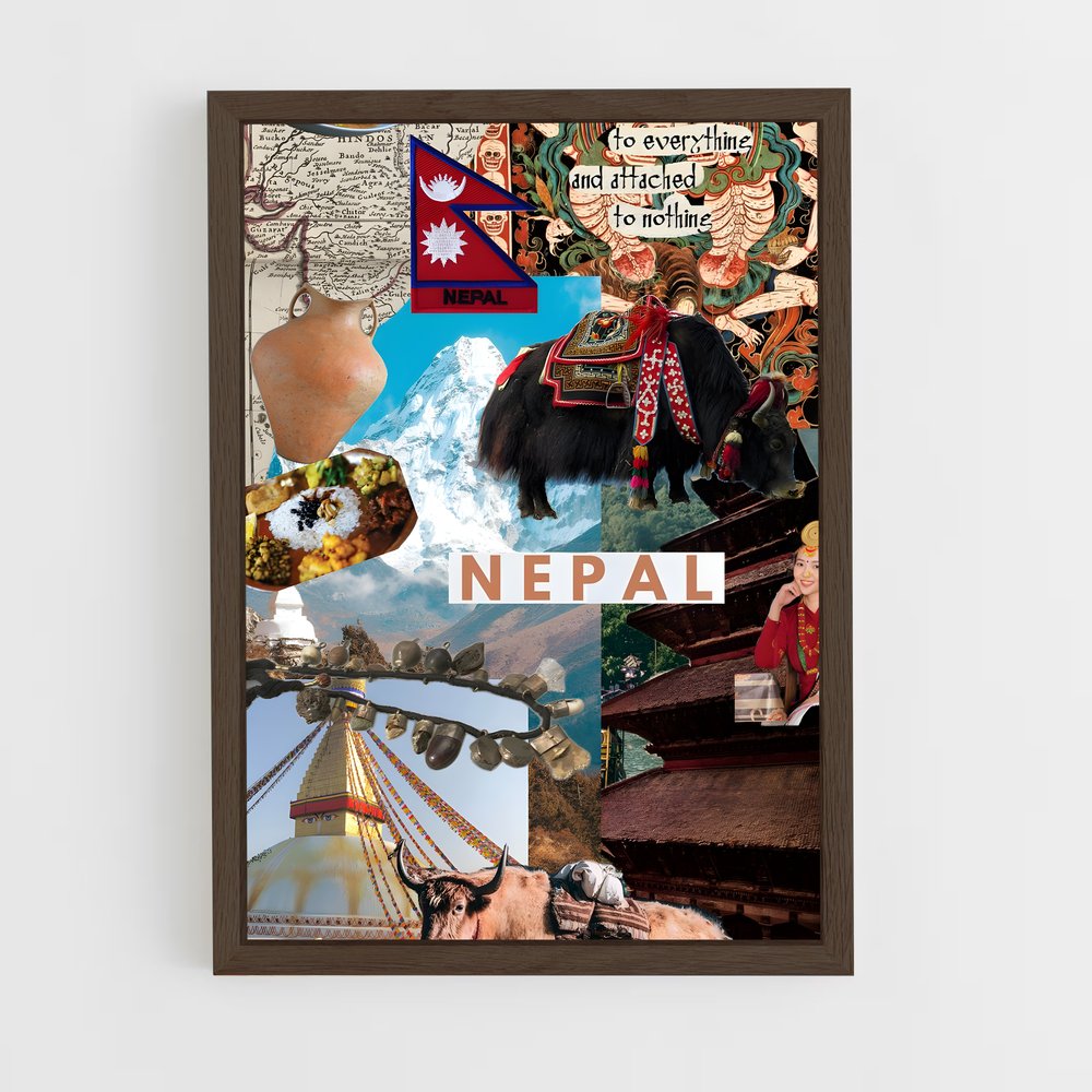ap-nepal-2 cadre Bois foncé