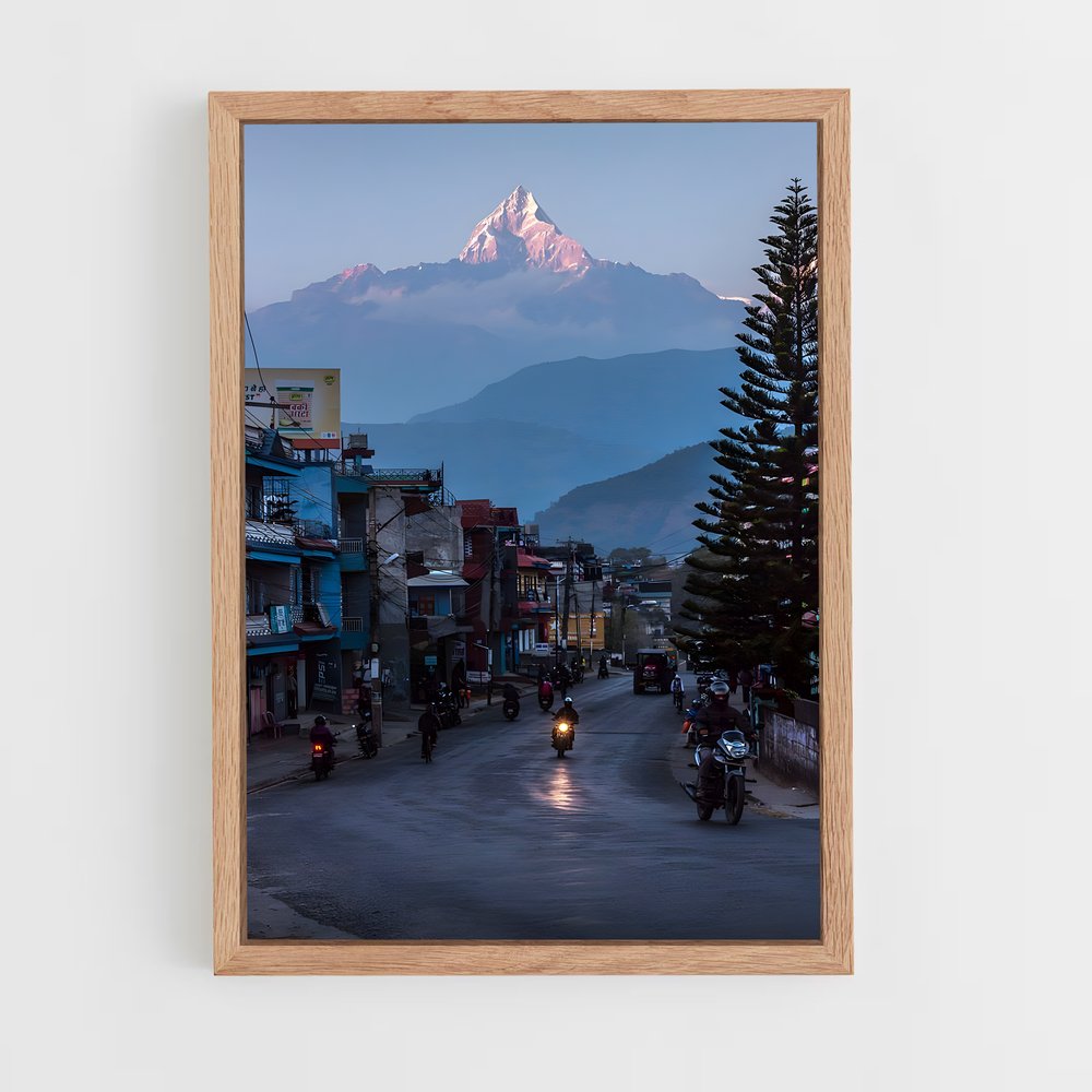 ap-nepal-7 cadre Bois clair