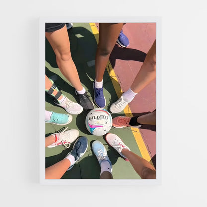 ap-netball-1 cadre Blanc