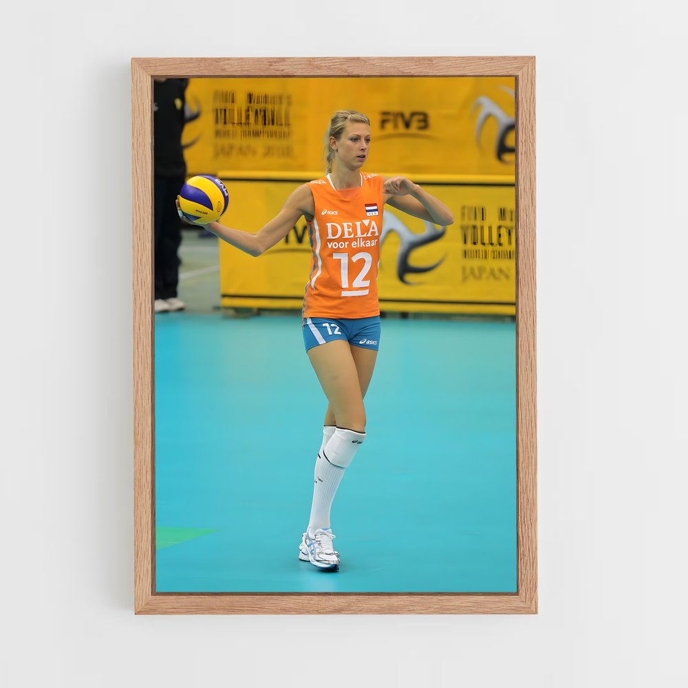 ap-netherlands national volleyball team-2 cadre Bois clair