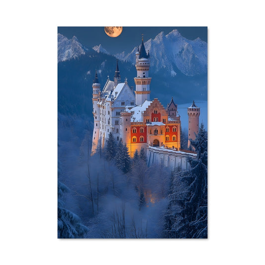 Poster Neuschwanstein castle 90627