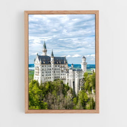 ap-neuschwanstein castle-3 cadre Bois clair