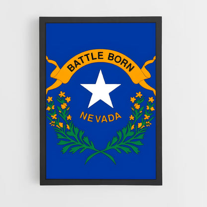 ap-nevada flag-1 cadre Noir