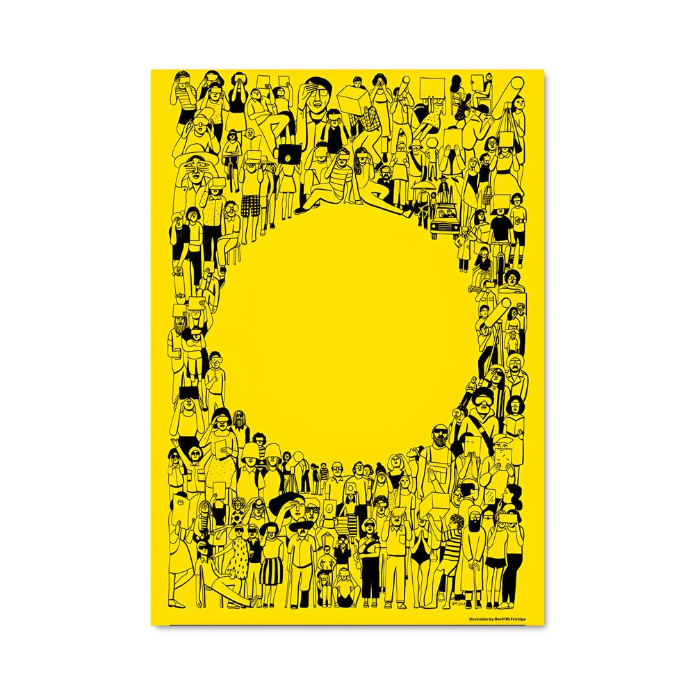 Poster Une Foule Vibrante