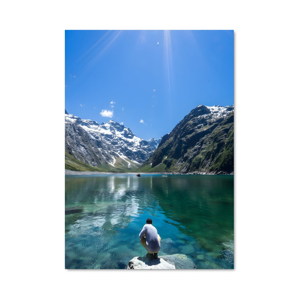 Poster Sérénité de Nouvelle-Zélande