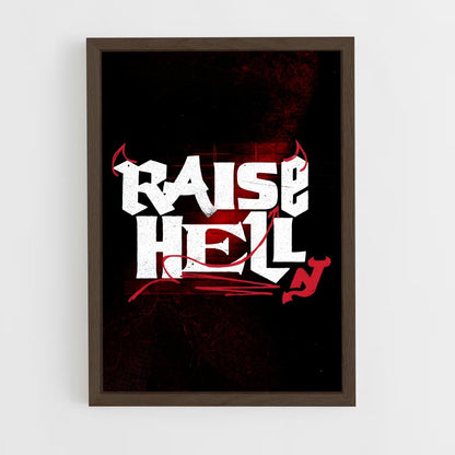 ap-new jersey devils-1 cadre Bois foncé