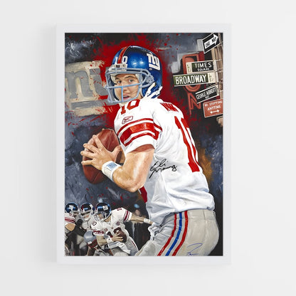 ap-new york giants-10 cadre Blanc