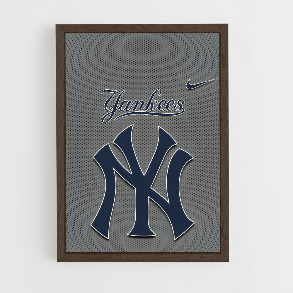 ap-new york yankees-2 cadre Bois foncé
