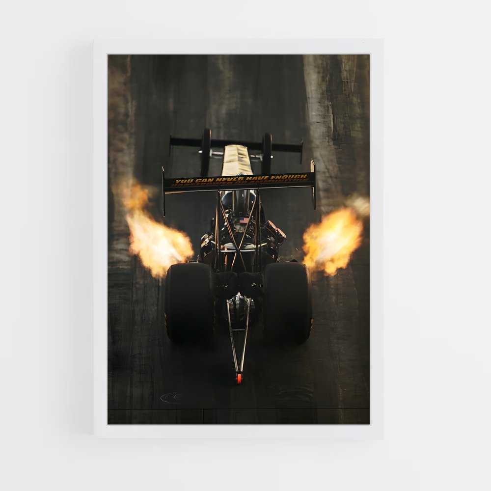 ap-nhra dragster-1 cadre Blanc