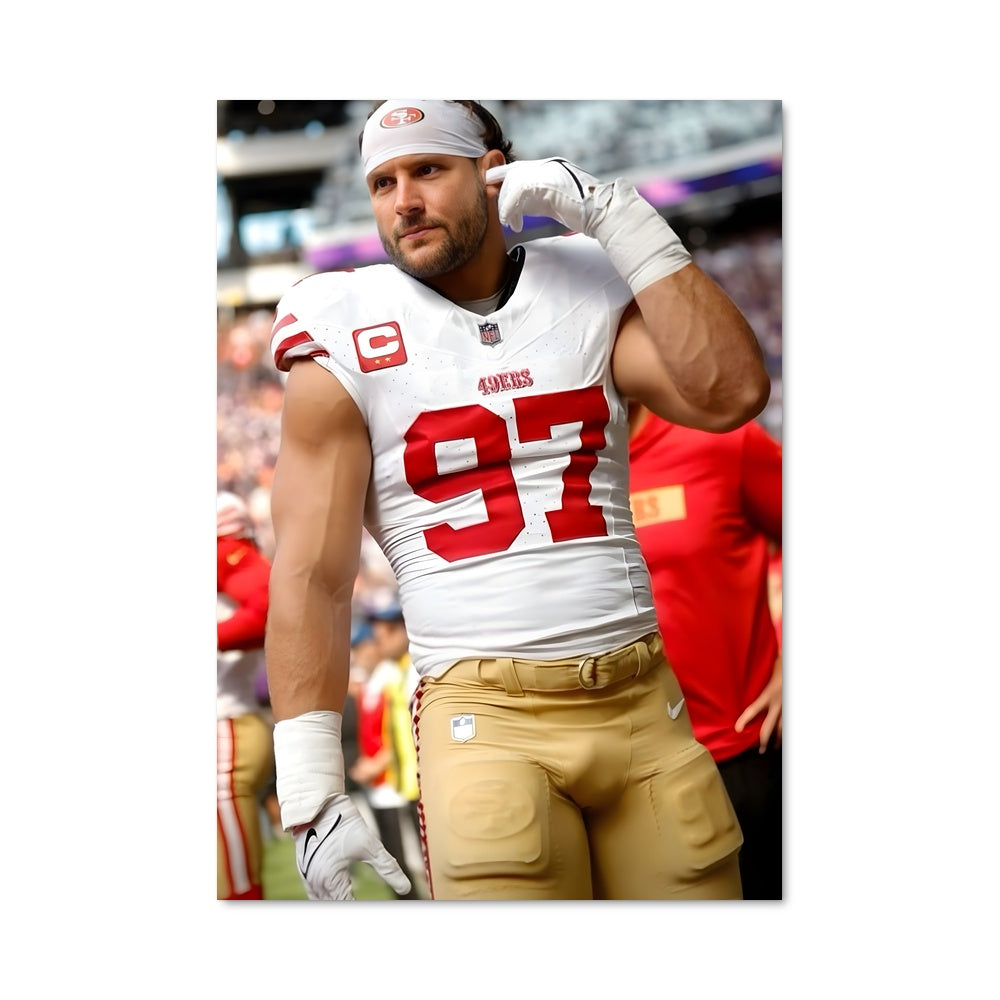 Poster Nick Bosa: Force de la Nature