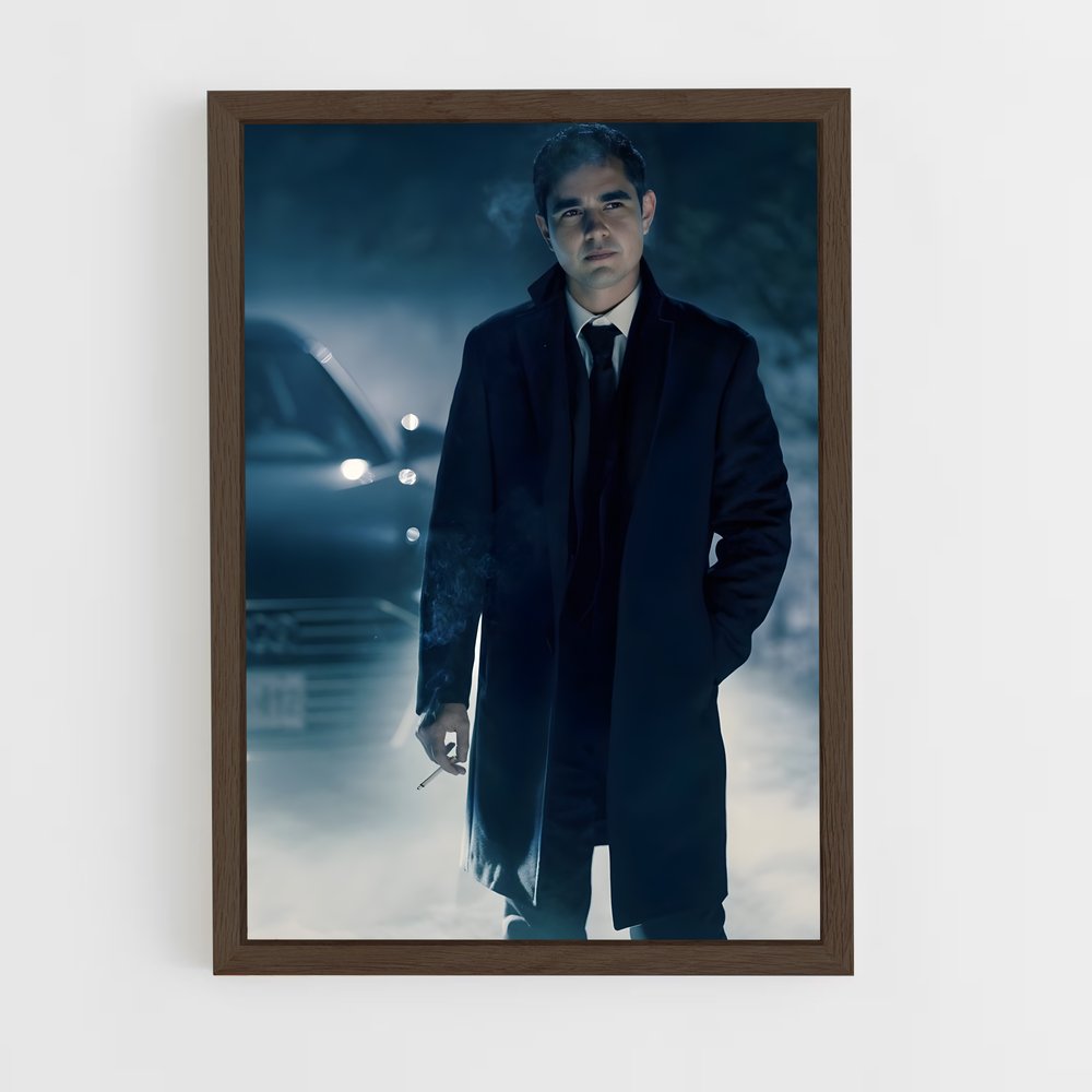 ap-nick blaine-1 cadre Bois foncé