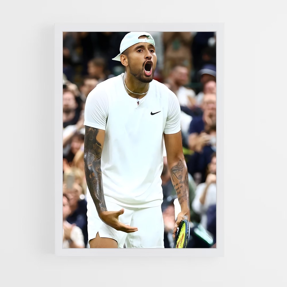 ap-nick kyrgios-1 cadre Blanc