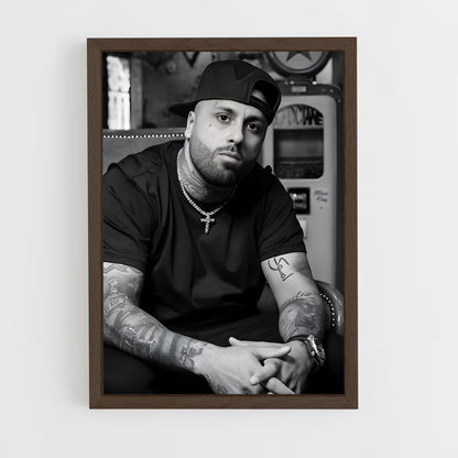 ap-nicky jam-8 cadre Bois foncé