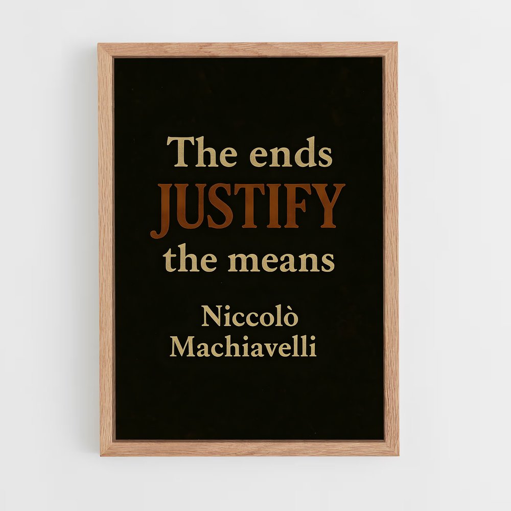 ap-nicolo machiavelli-6 cadre Bois clair