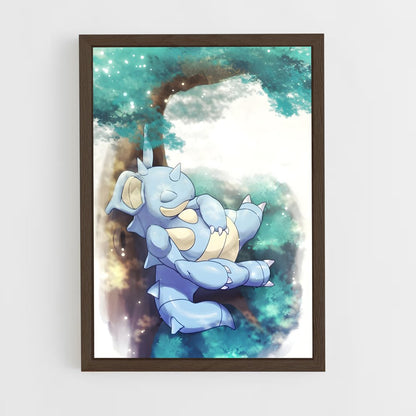 ap-nidoqueen-1 cadre Bois foncé