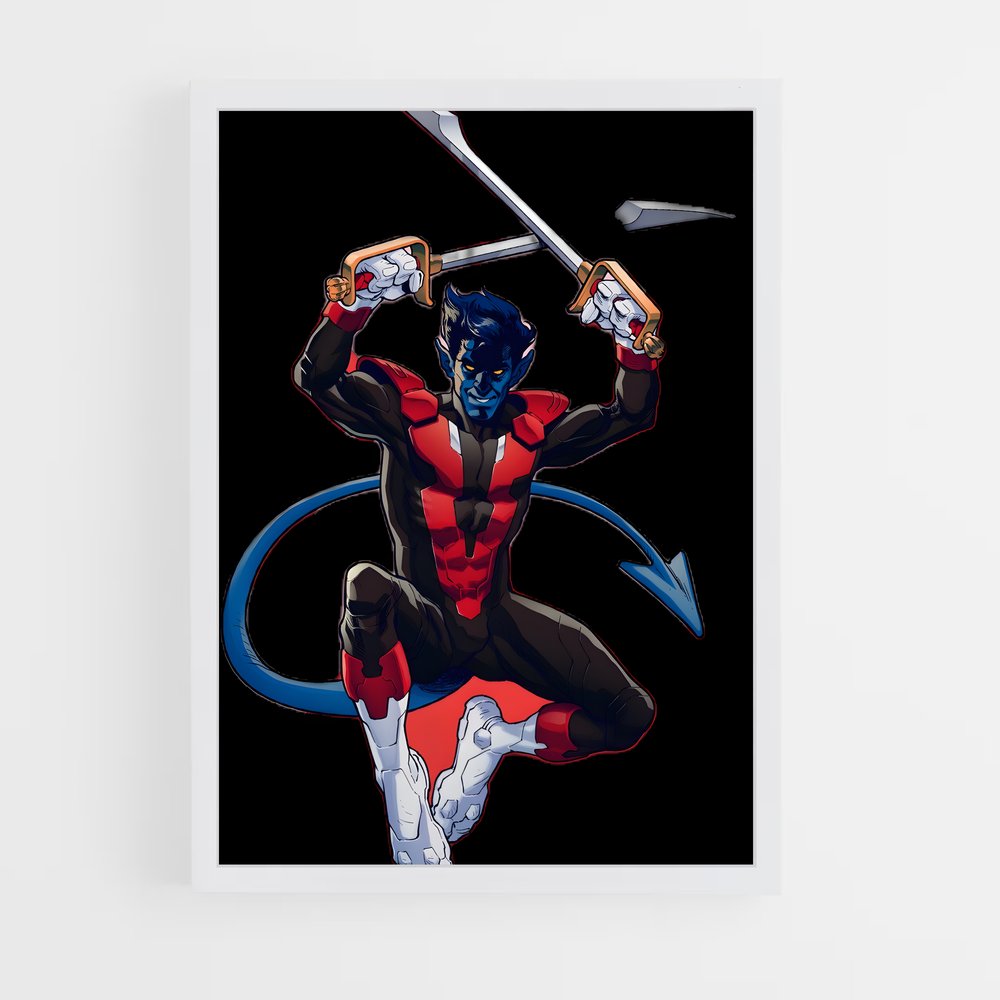 ap-nightcrawler x-men-4 cadre Blanc