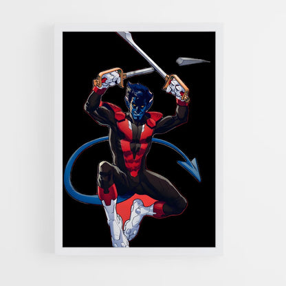 ap-nightcrawler x-men-4 cadre Blanc
