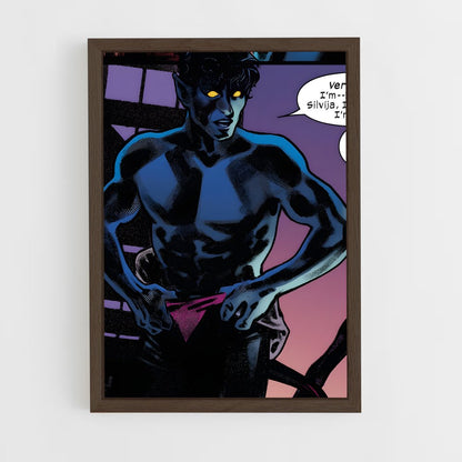 ap-nightcrawler x-men-6 cadre Bois foncé