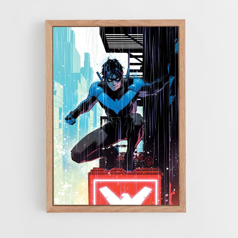 ap-nightwing-1 cadre Bois clair