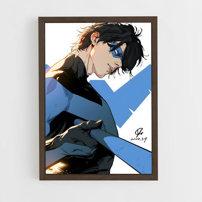 ap-nightwing-5 cadre Bois foncé