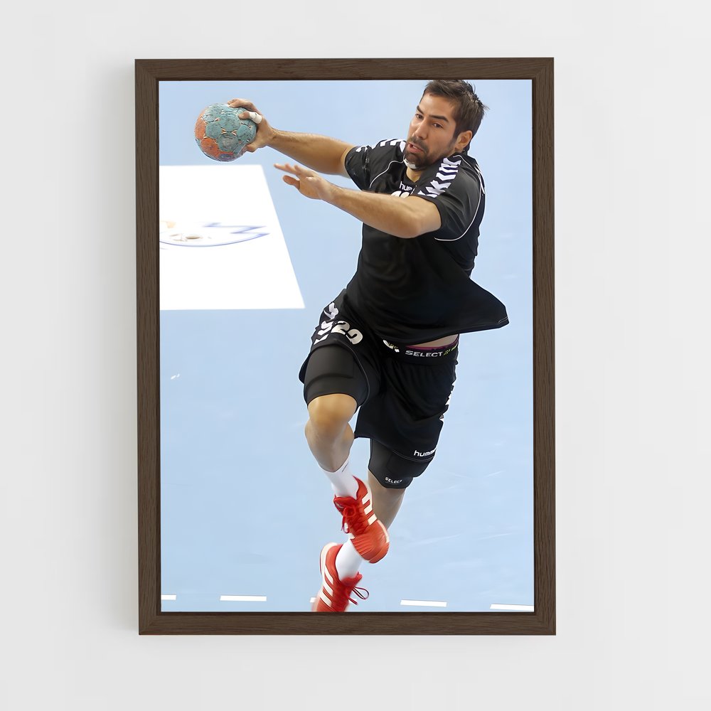 ap-nikola karabatic-2 cadre Bois foncé