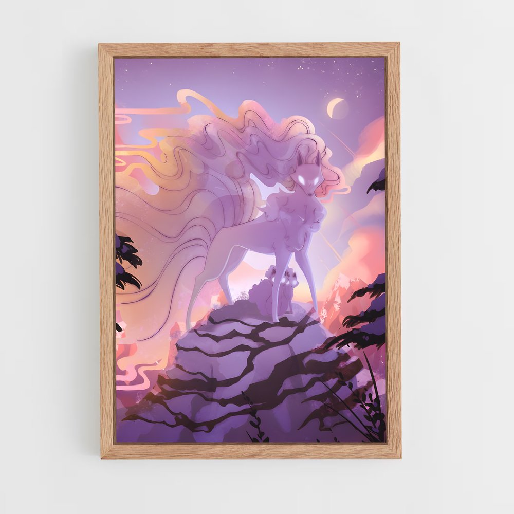 ap-ninetales-2 cadre Bois clair