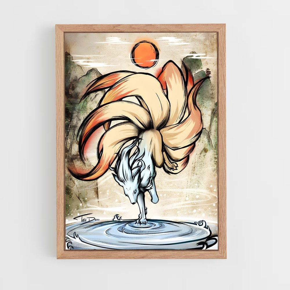 ap-ninetales-3 cadre Bois clair