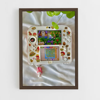 ap-nintendo-3 cadre Bois foncé