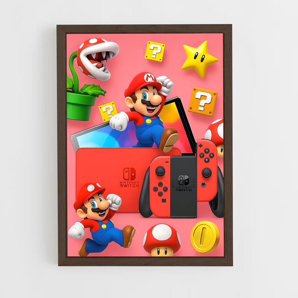 ap-nintendo-4 cadre Bois foncé