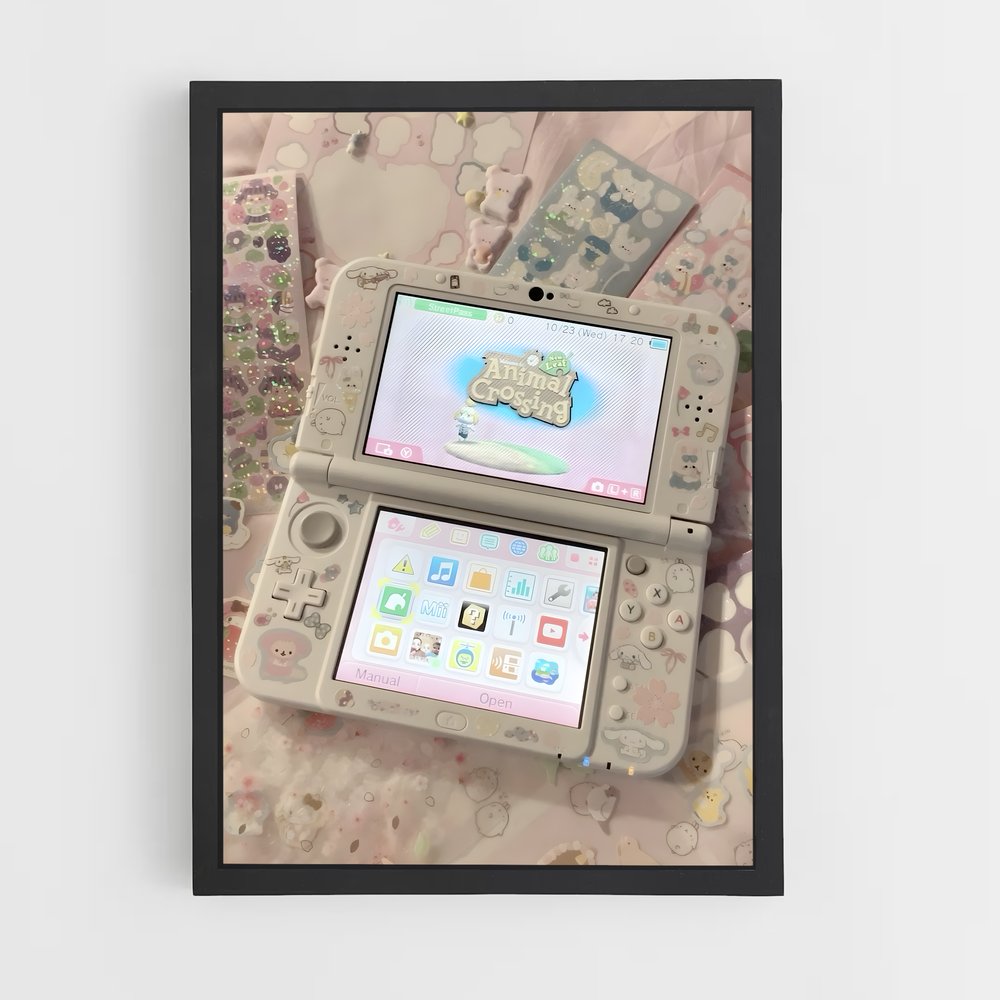 ap-nintendo 3ds-1 cadre Noir