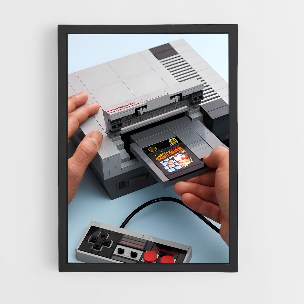 ap-nintendo entertainment system-2 cadre Noir