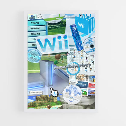 ap-nintendo wii-1 cadre Blanc