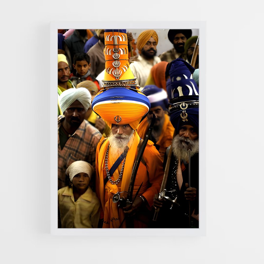 ap-nishan sahib-6 cadre Blanc