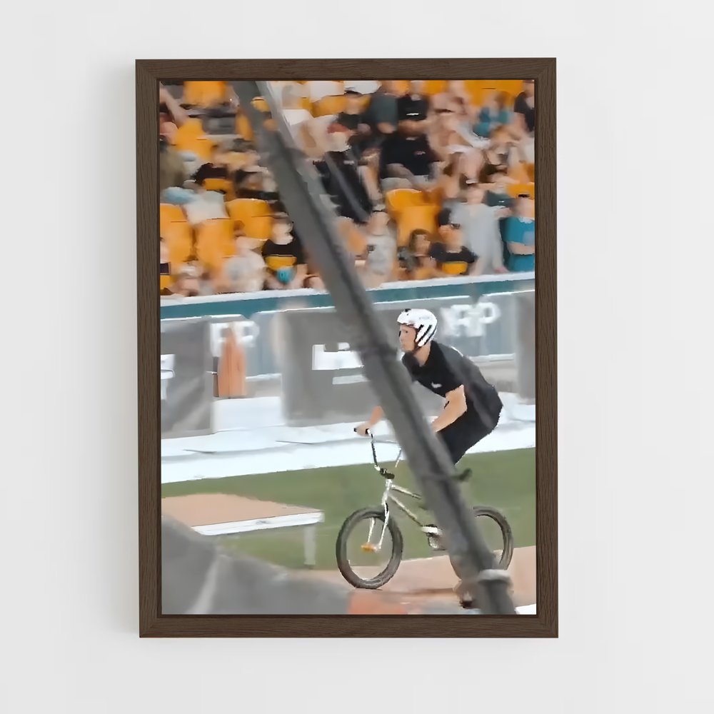 ap-nitro world games bmx-1 cadre Bois foncé