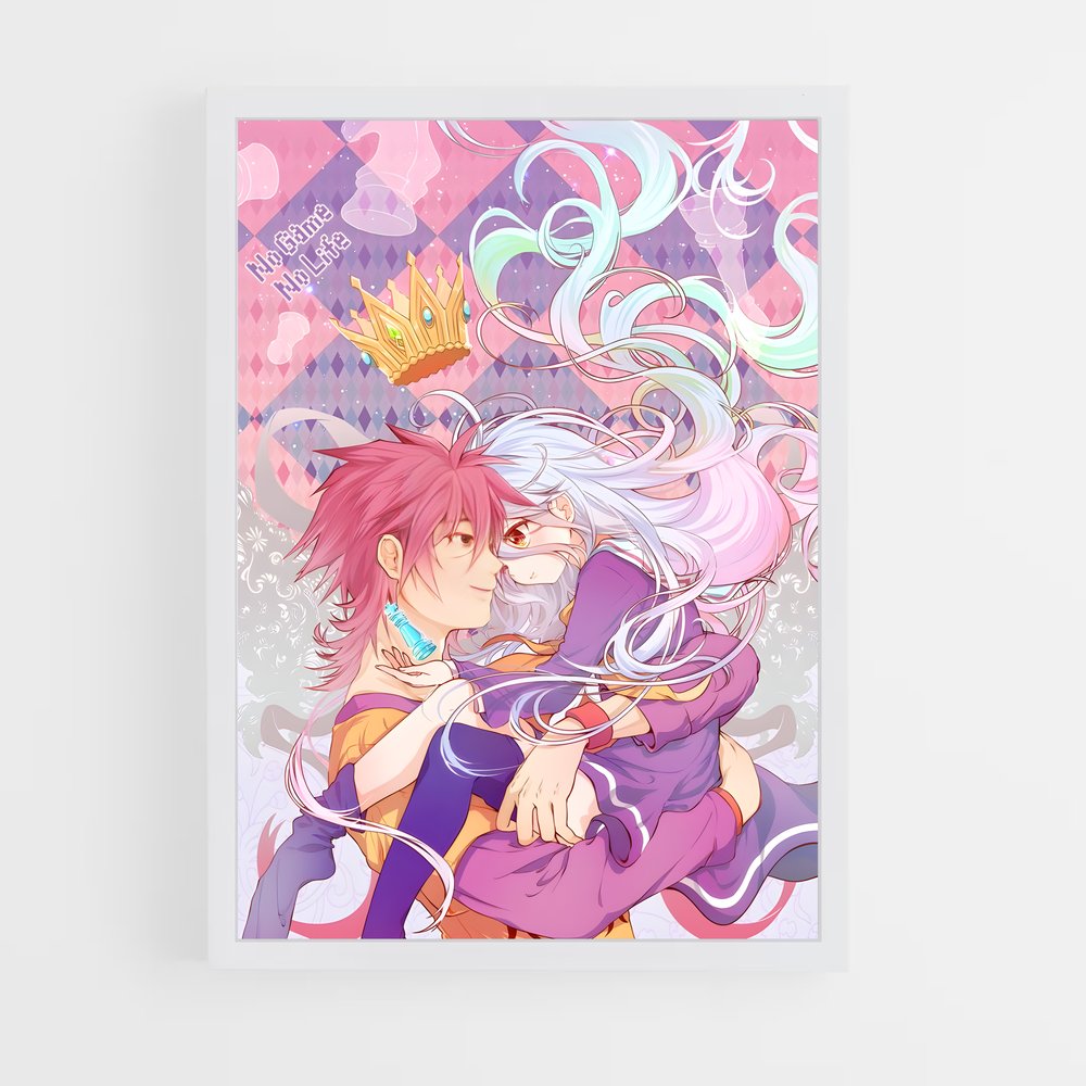 ap-no game no life-6 cadre Blanc