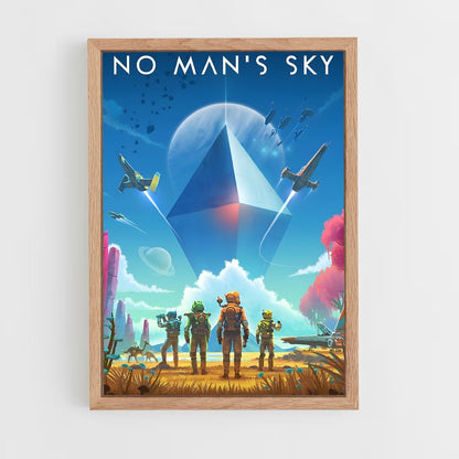 ap-no man sky-1 cadre Bois clair