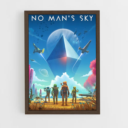 ap-no man sky-1 cadre Bois foncé